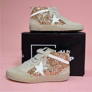 SHU SHOP Rina Rose Gold Toddler Sneakers size 7